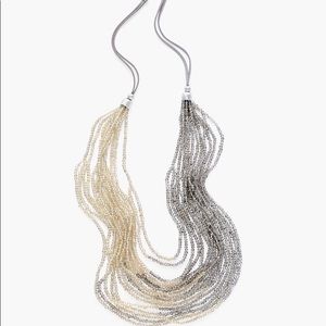 ✨chicos new with tags Gorgeous glass beaded necklace✨